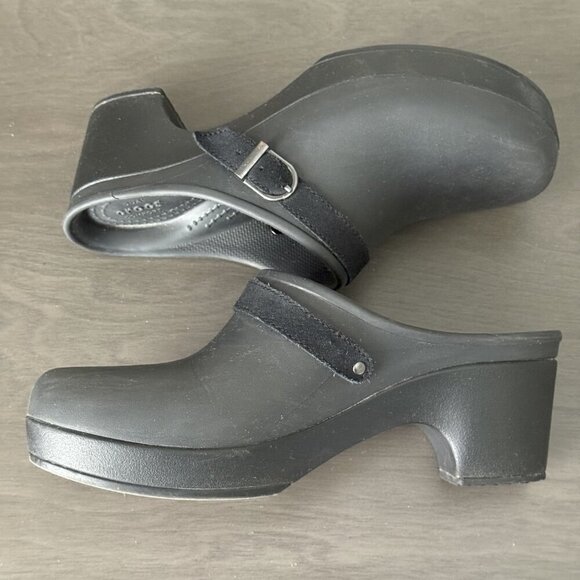 CROCS Sarah Clog Mule Shoes Black - Picture 11 of 11